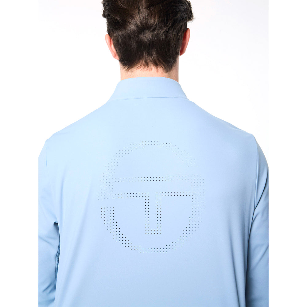 Sergio Tacchini Elio 1/4 Zip Pullover - Faded Denim