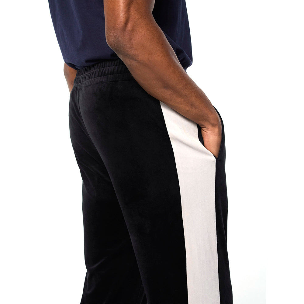 Sergio Tacchini Cielo Velour Track Pant - Black Beauty