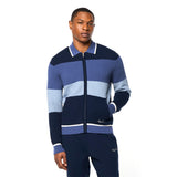 Sergio Tacchini Enzo Striped Track Jacket - Faded Denim