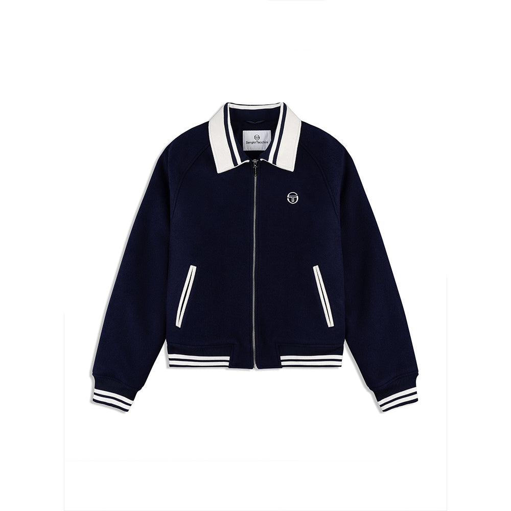 Sergio Tacchini Marco Varsity Jacket - Maritime Blue