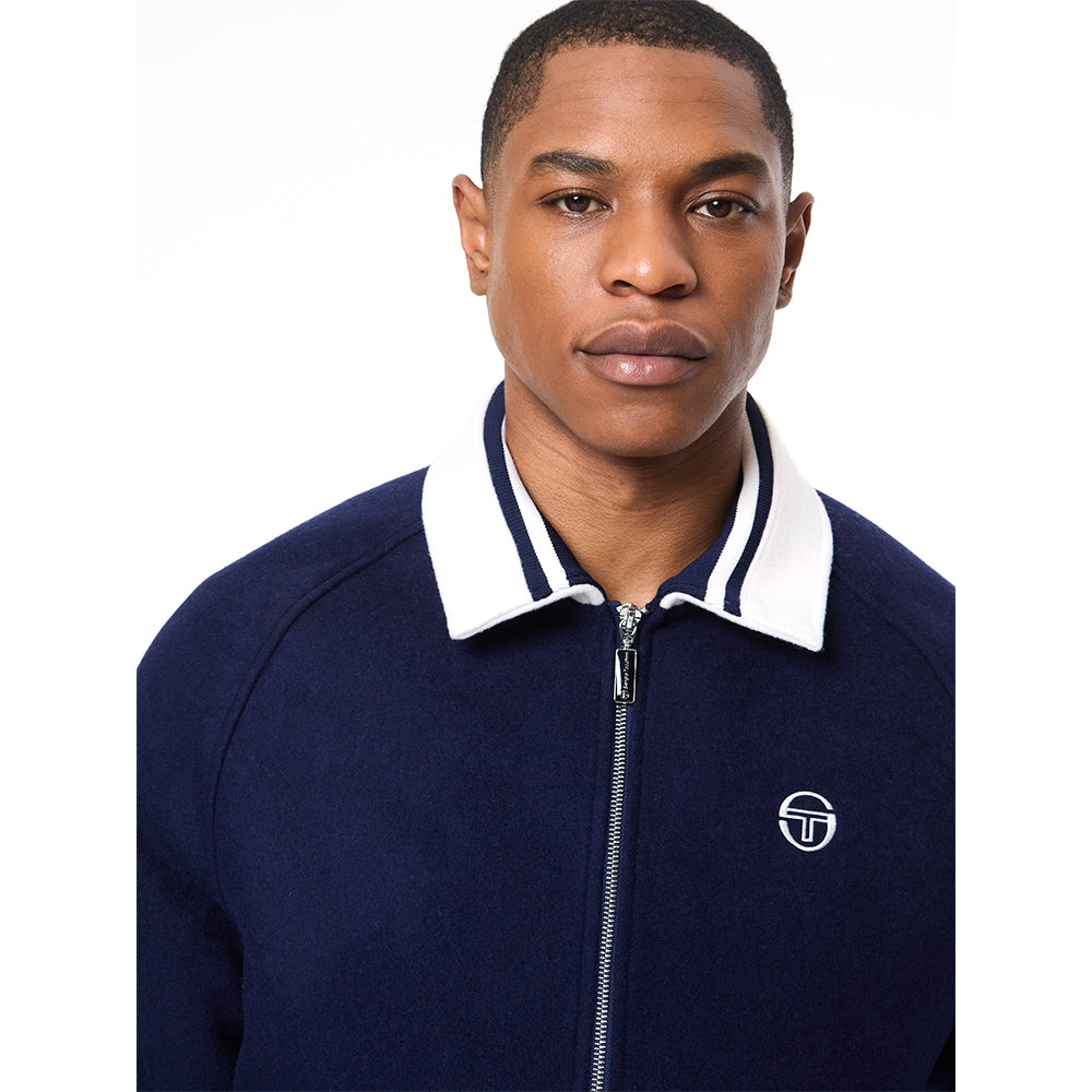 Sergio Tacchini Marco Varsity Jacket - Maritime Blue
