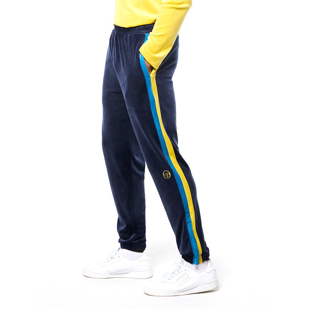 Sergio Tacchini Banda Velour Track Pant - Maritime Blue