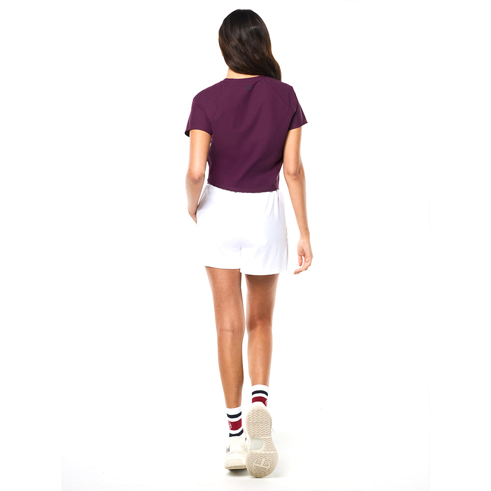 Sergio Tacchini Eva Cropped Top - Potent Purple