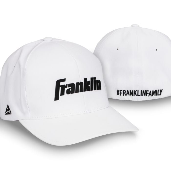 Franklin Sports Premium Performance Stretch Hat - White