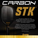 Franklin Sports Pickleball Paddle Signature Series Carbon STK - Black