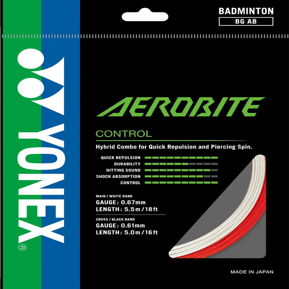 Yonex Badminton String Aerobite - 10m Set & 200m Reel