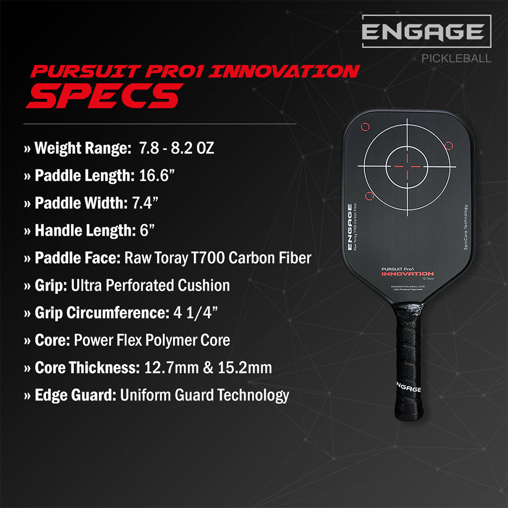 Engage Pickleball Pursuit Pro1 Innovation