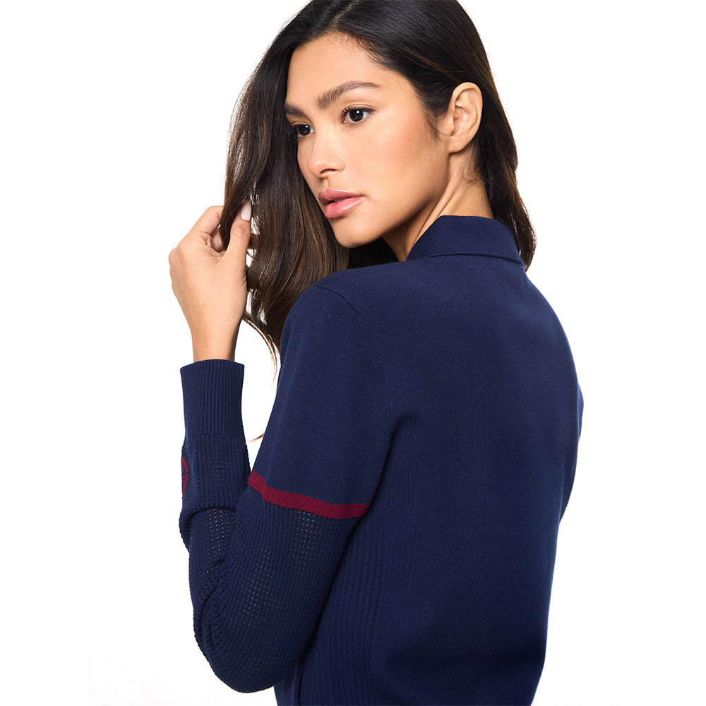 Sergio Tacchini Nota Knit Jacket - Maritime Blue