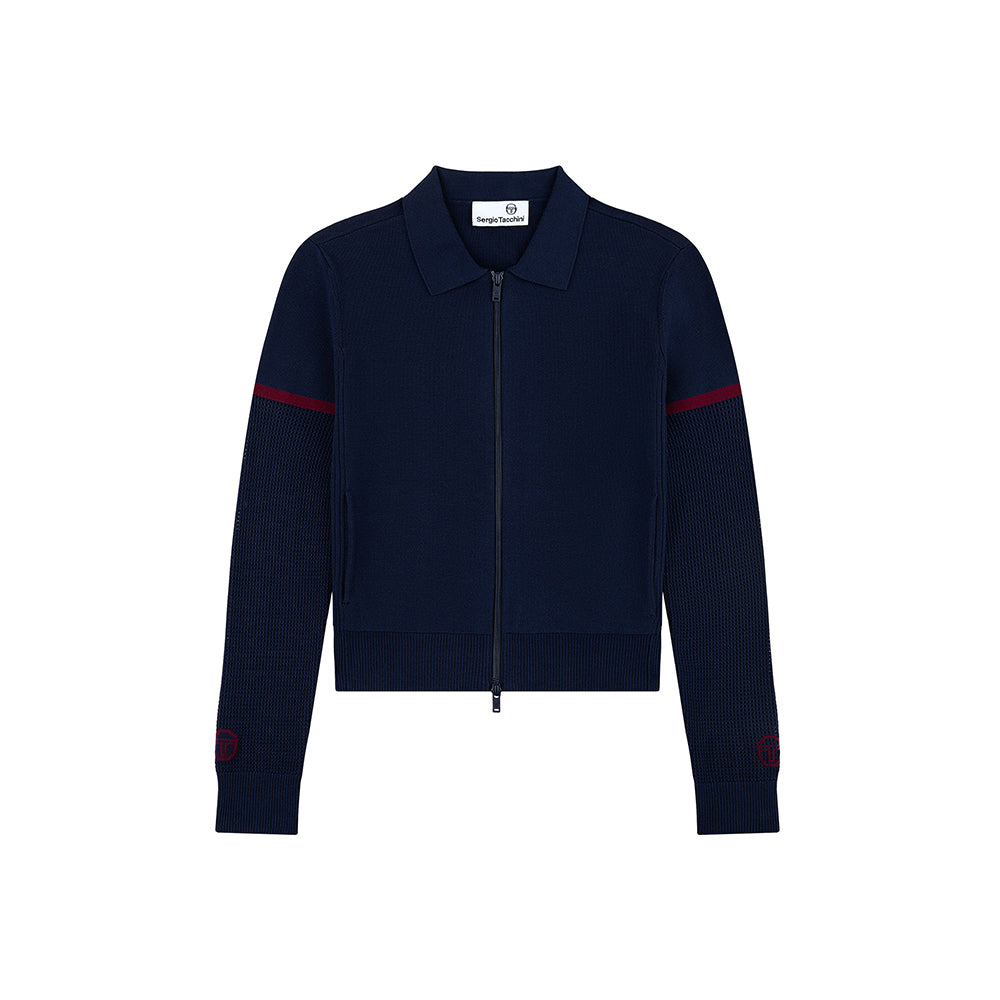 Sergio Tacchini Nota Knit Jacket - Maritime Blue