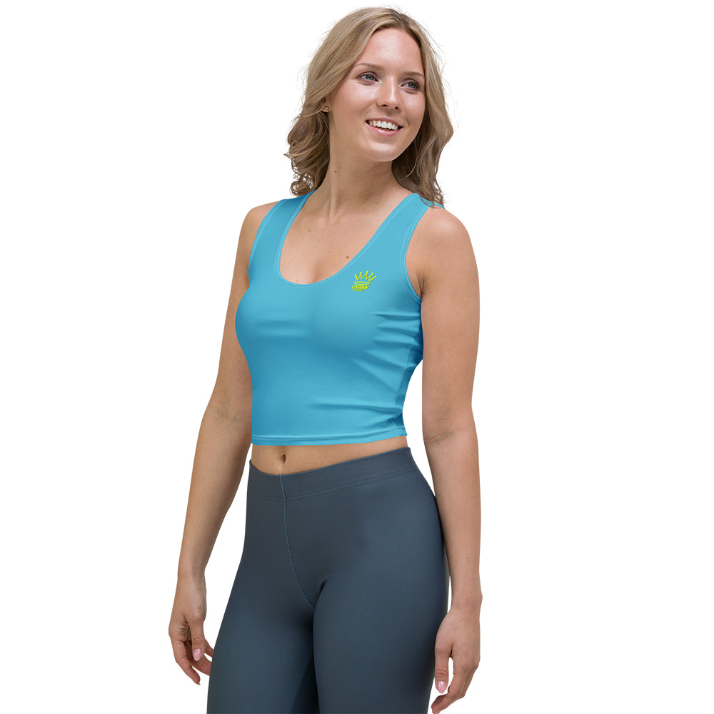 CROWN PICKLEBALL - Women's Corona Crop-top (Sky)