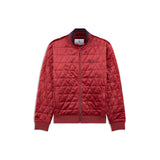 Sergio Tacchini Redi Quilted Velour Bomber Jacket - Rhubarb