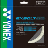 Yonex Badminton String Exbolt 63 - 10m Set & 200m Reel