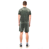 Camisa Obliquo Velour de Sergio Tacchini | Verde Agave