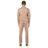 Sergio Tacchini Paolo Knit Track Jacket - Taupe Grey