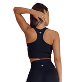 Astoria LIVE LUXE Front Crossed Crop - Black