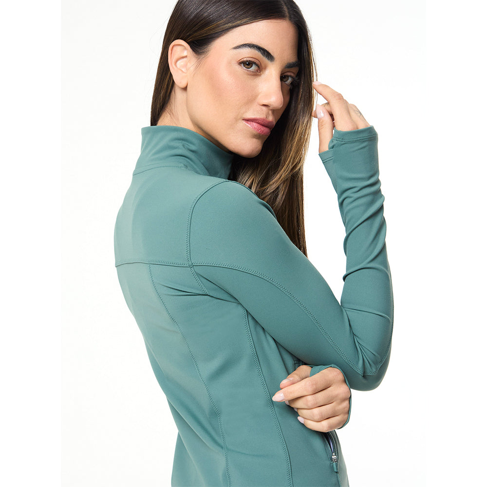 Sergio Tacchini Delfina Contour Jacket - Duck Green
