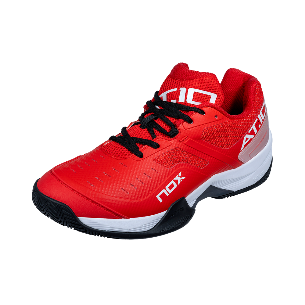 Nox Padel Shoes AT10 - Men - Fiery Red & Black