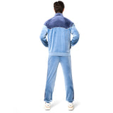 Sergio Tacchini Cielo Velour Track Jacket - Faded Denim