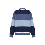 Sergio Tacchini Enzo Striped Track Jacket - Faded Denim