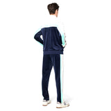 Sergio Tacchini Lazaro Velour Track Jacket - Maritime Blue