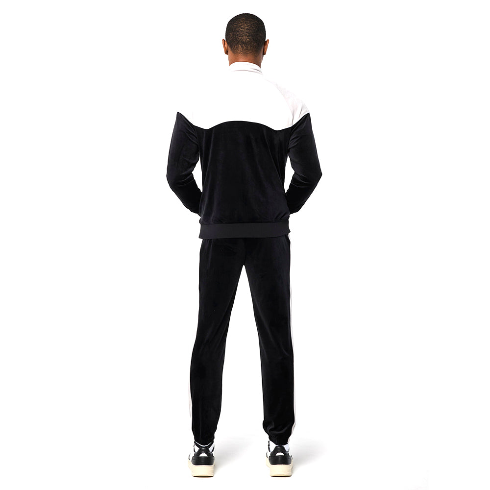 Sergio Tacchini Cielo Velour Track Jacket - Black Beauty