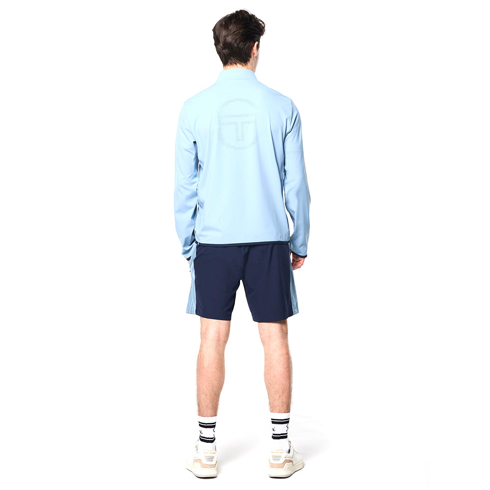 Sergio Tacchini Elio 1/4 Zip Pullover - Faded Denim