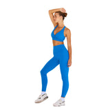 Astoria LUXE BALANCE Plunge Sports Bra - Sapphire Blue