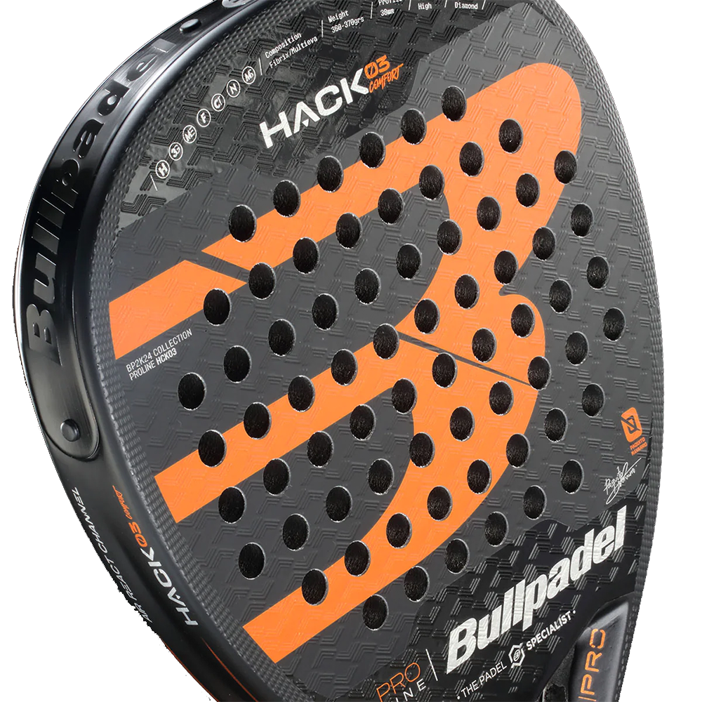 Bullpadel Padel Racket Hack 03 Comfort 24