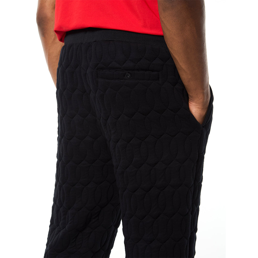Sergio Tacchini Aversa Quilted Sweatpant - Black Beauty