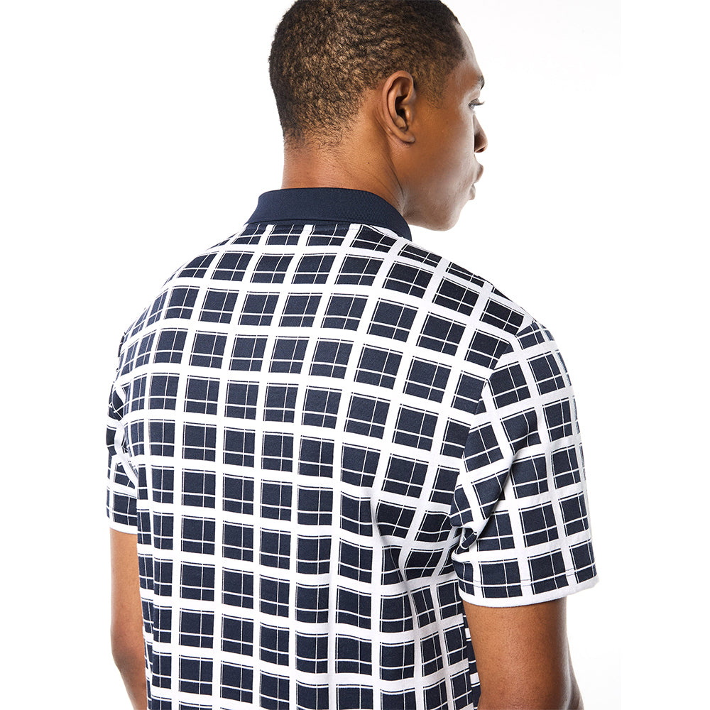 Sergio Tacchini Damarindo Check Polo - Maritime Blue
