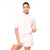 Sergio Tacchini Leila Short Sleeve Track Jacket - Pale Mauve