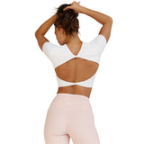 Astoria LIVE LUXE Twist Crop - White
