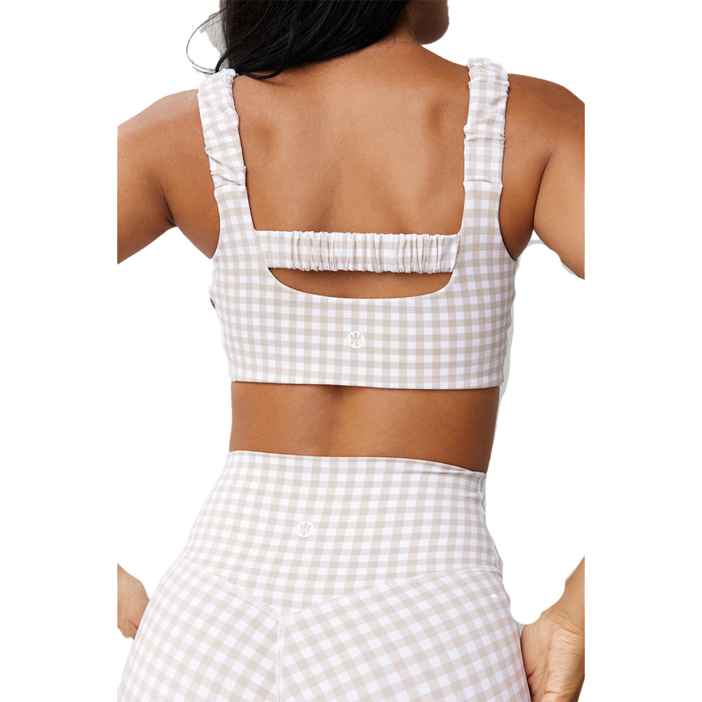 Astoria LUXE BALANCE Short - Beige Gingham