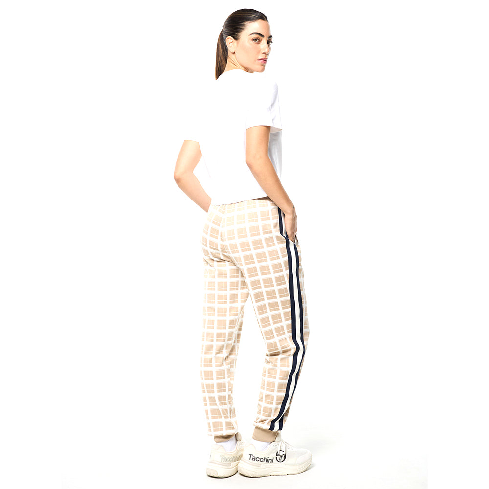 Sergio Tacchini Women's Damarindo Check Track Pant - Humus