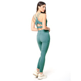 Sergio Tacchini Silvia Sports Bra - Duck Green