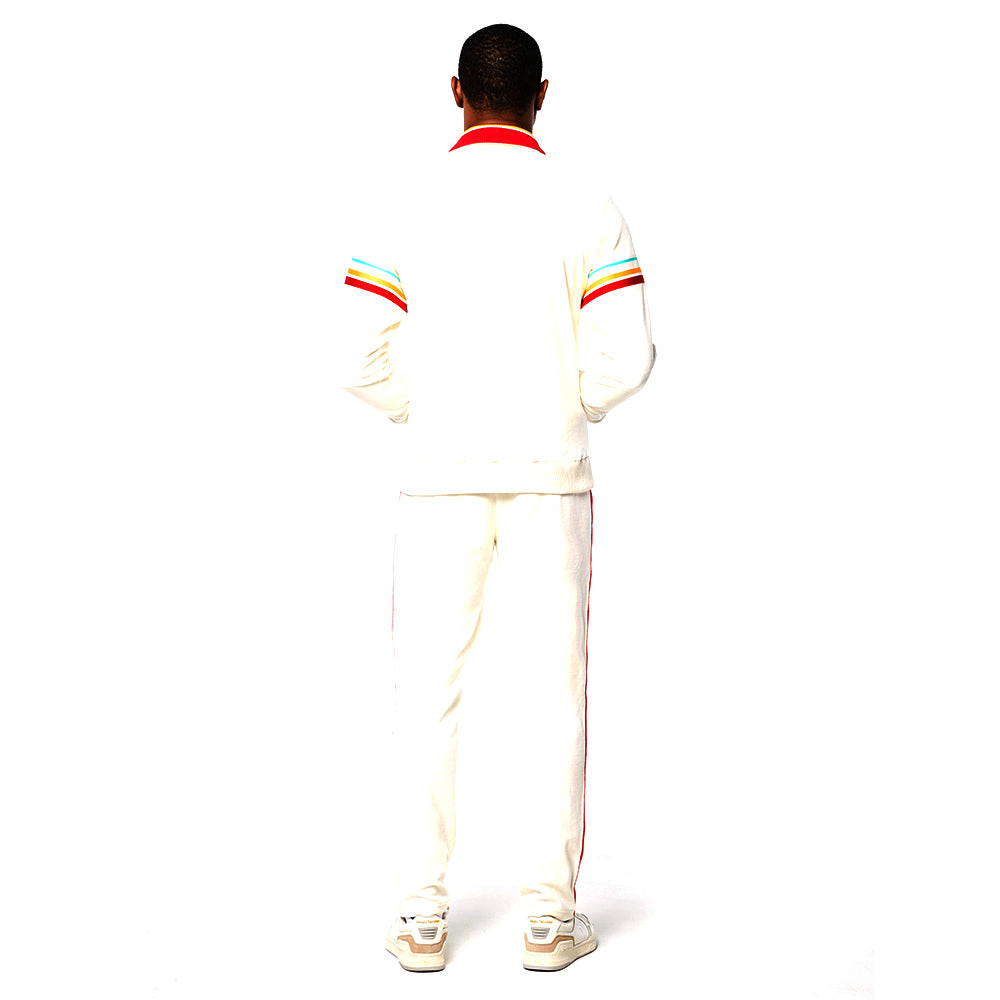 Sergio Tacchini Slice Track Jacket - Gardenia/ Gold