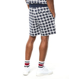 Sergio Tacchini Damarindo Check Short - Maritime Blue