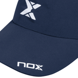 Nox Padel Hat - Blue Cap With White Logo