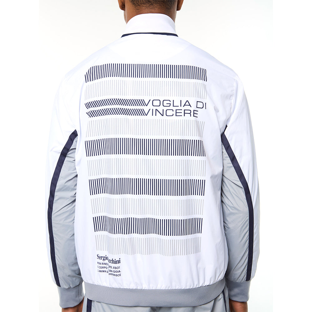 Sergio Tacchini Campo Court Track Jacket - Quiet Grey