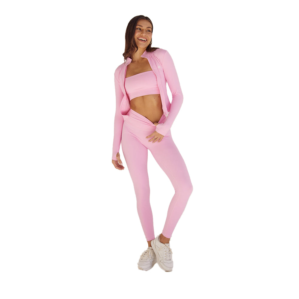 Astoria LUXE BALANCE Zip Up Jacket - Candy Pink