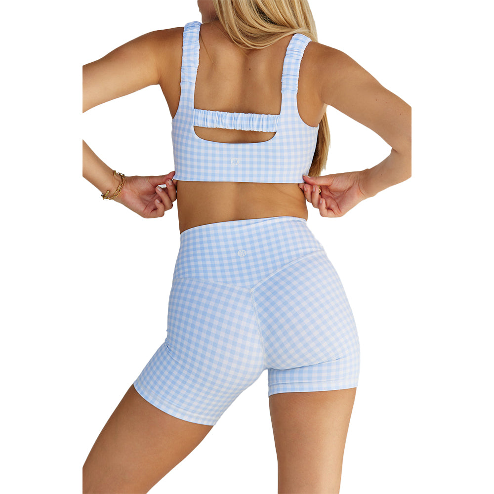 Astoria LUXE BALANCE Short - Blue Gingham