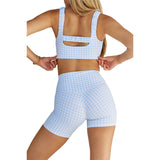 Astoria LUXE BALANCE Short - Blue Gingham