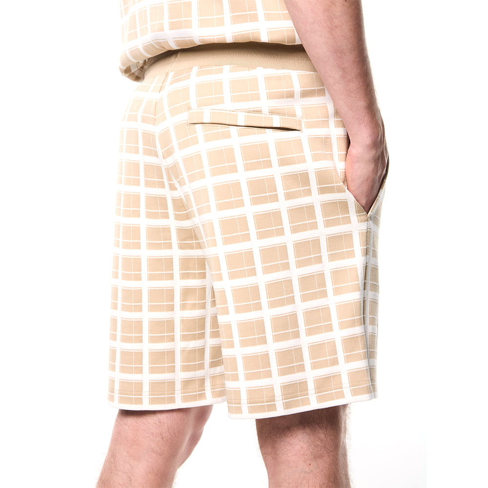 Sergio Tacchini Damarindo Check Short - Humus