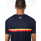Sergio Tacchini Macchina T - Shirt - Maritime Blue-