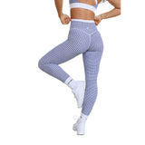 Astoria LUXE BALANCE Crossover Legging - Blue Lattice