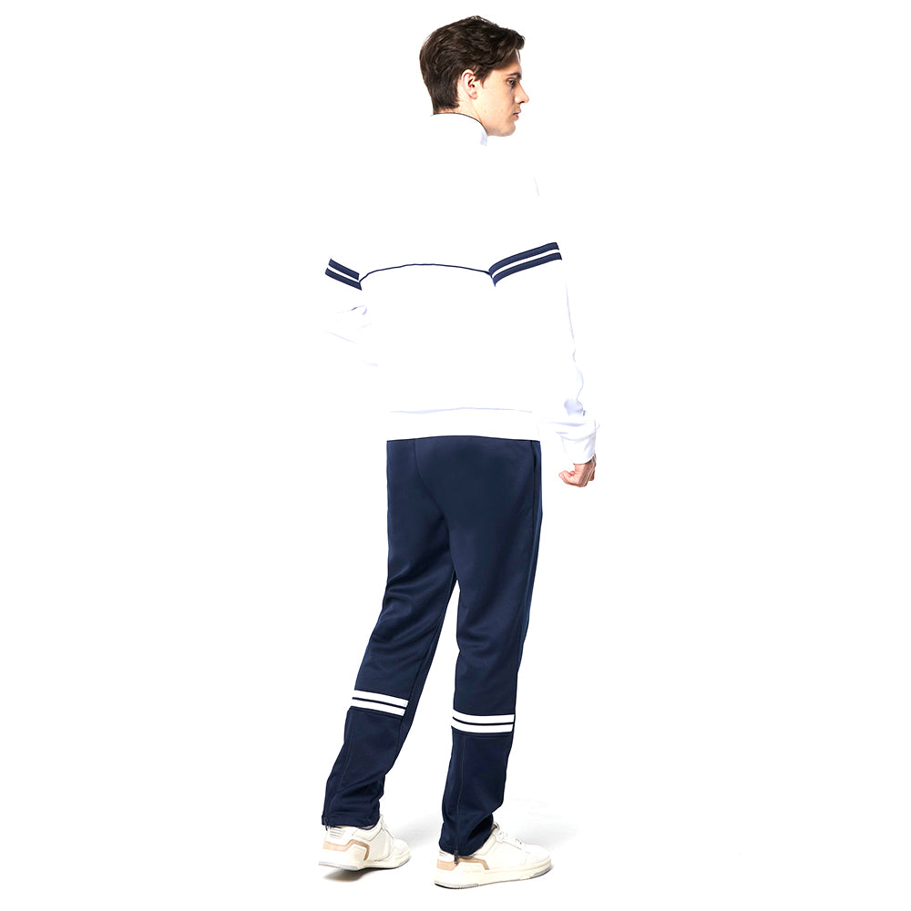 Sergio Tacchini Orion Davis Track Jacket - White/ Maritime Blue