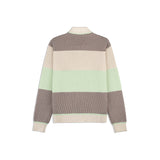 Sergio Tacchini Enzo Striped Track Jacket - Taupe Grey
