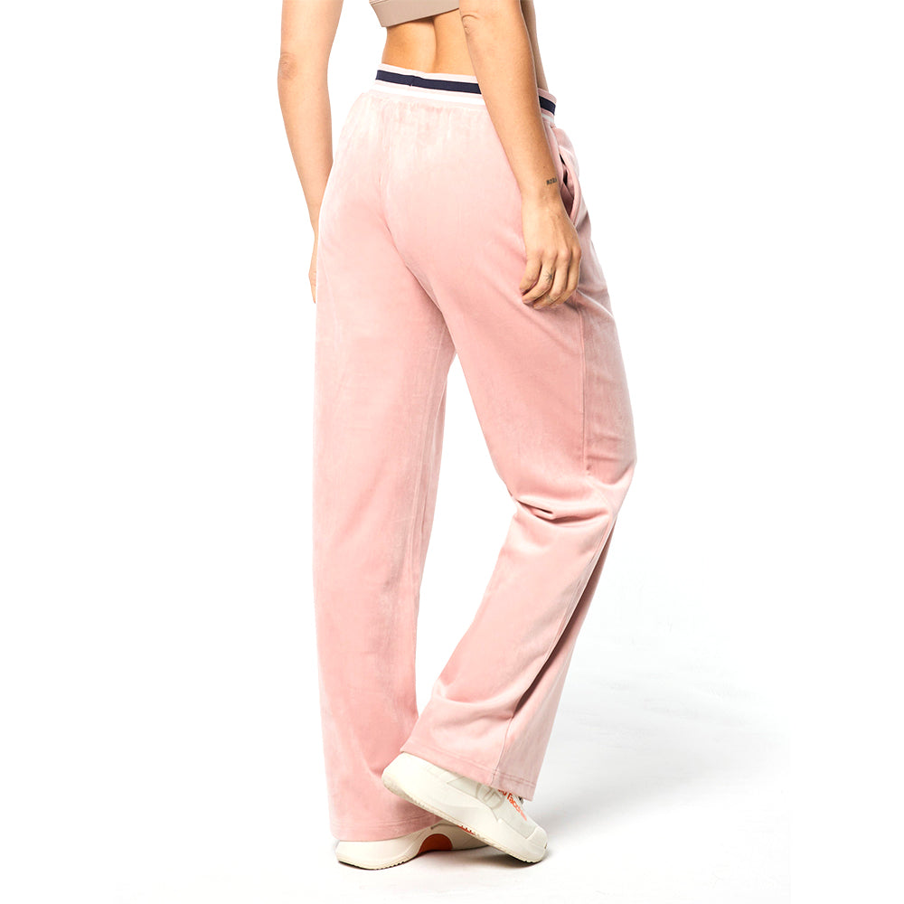 Sergio Tacchini Adele Velour Track Pant - Pale Mauve
