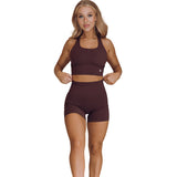 Astoria LUXE BALANCE Sports Crop - Espresso