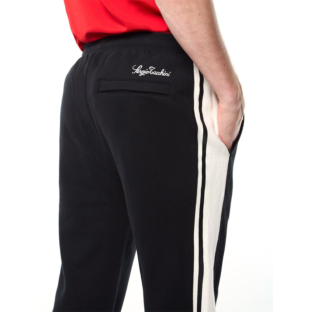 Sergio Tacchini Cursivo Track Pant - Black Beauty
